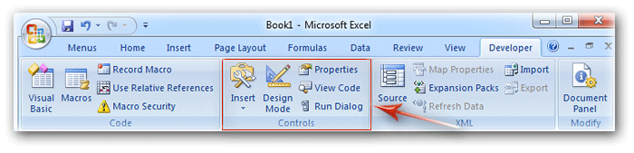 Control Toolbox On Ms Word